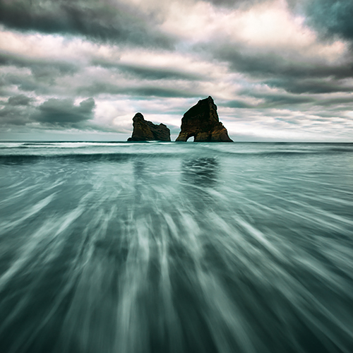 Wharariki beach / New Zealand